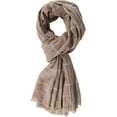 thumbnail image 2 of Plaid Stripe Checkered Light Eyelash Fringe Beach Wrap Shawl Scarf, 2 of 3