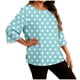 thumbnail image 3 of TaTaai Long Sleeve Gradient Top for Plus Size, Women's Casual T-Shirt Blouse, Round Neck Loose Fit, Soft Home Wear, All Seasons Everyday Attire Gift, 3 of 6