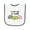 White and Navy, variant on Inktastic I Love You So Mochi Baby Terry Cloth Bib