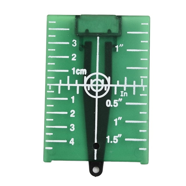 MYG Plate Target Plate Measurement Plastic Red 1 PCS 11.5x7.4cm For Alignment For Green Lase Level Lase Target Card