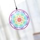 thumbnail image 5 of Campanas de viento al aire libre 28 pulgadas 4 tubos de aluminio inoxidables Mandala Bell decoración de jardín, 5 of 5