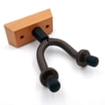 thumbnail image 3 of 1 soporte de pared para guitarra con ganchos universales para brazos acolchados para guitarras acústicas, eléctricas, bajos, ukelele, mandolina y banjo - Plasti, 3 of 3