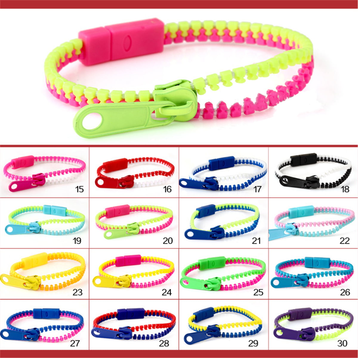 Zipper Bracelet Fidget Products Kids Sensory Toy Stress Relie Toys Supply High q 
