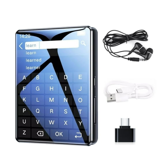 GUYUTING All-in-One MP3 Player for Multimedia Experience, 2.4-inch Touchscreen, Bluetooth Headphones Supported, 128GB Storage