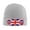 Gray, variant on British Flag Britain English England Winter Beanie Hats for Men Women Warm Cozy Knitted Cuffed Skull Cap Gray