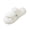 White_3, variant on Womens Slippers Open Toe House Fuzzy Slipper for Women Criss Cross Corduroy Shoes Indoor Outdoor Light Gray 11 Wide
