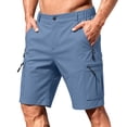 thumbnail image 2 of Mens Golf Shorts Relaxed Fit Stretch Business Casual Short Button Elastic Waist Bermuda Workout Short, M, 2 of 8