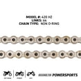 thumbnail image 5 of Niche 420 Drive Chain 64 Links Non O-Ring with Master Link Motorcycle 519-CDC2328H, 5 of 8