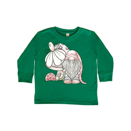 

Inktastic Daisy Mushroom Gnome Gift Toddler Boy Girl Long Sleeve T-Shirt
