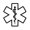 Black, variant on 2 Pcs - No Background - Waterproof Car Decal Of Emt Star of Life Medical / Professions Paramedic Car Wall Bumper Window Truck Laptop Outdoor Tumbler Phone (Metallic Gold, 3.8'' x 3.9'') |m1041GO