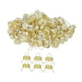 thumbnail image 4 of 50 piezas de tapas de adornos navideños, adornos navideños de repuesto, tapas de perchas, tapas de decoraciones de bricolaje para perchas navideñas Amarillo, 4 of 8
