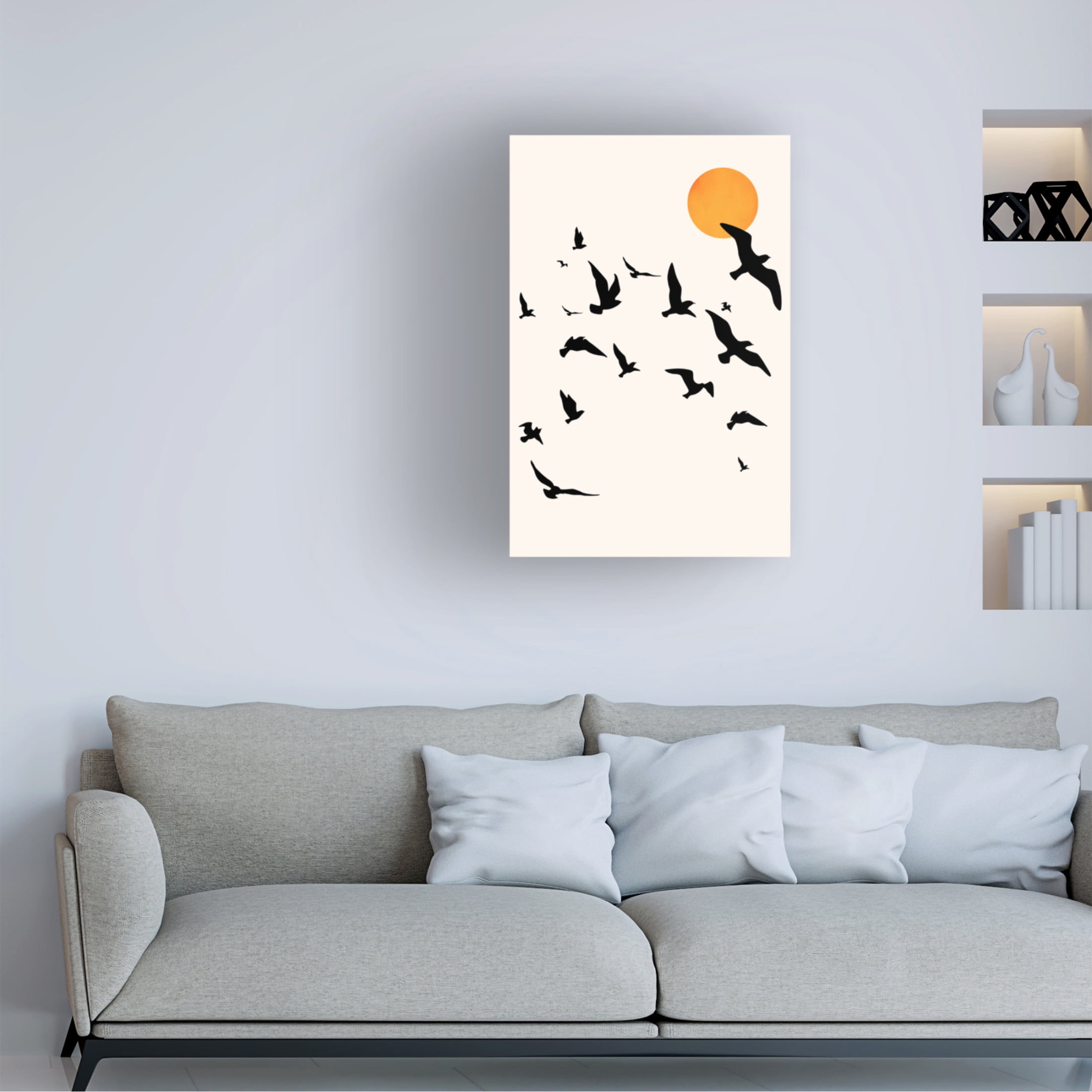 Trademark Fine Art Kubistika Dancing In the Sky Canvas Wall Art