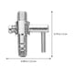 thumbnail image 2 of unbranded 30Ud Divisor De Para Acuario Control De Fácil Con Plata, 2 of 6