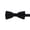 Black, variant on Men Elegant Solid Double Layer Bow Tie Wedding Party Tuxedo Shirt Formal Bowtie