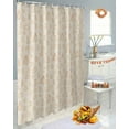 thumbnail image 5 of Fall Thanksgiving Simple Pumpkin Beige Shower Curtain Set ，Waterproof Fabric Shower Curtains Shower Curtains for Bathroom,Bathroom Decor 48"x72", 5 of 7