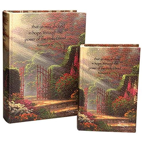 Manual Woodworkers and Weavers Thomas Kinkade Memory Boxes, Garden of
