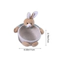 thumbnail image 3 of Juego de 3 cestas de almacenamiento para conejos de Pascua, contenedores organizadores de cuerda de algodón tejido para caramelos, decoración de escritorio y mesa festiva, 3 of 6