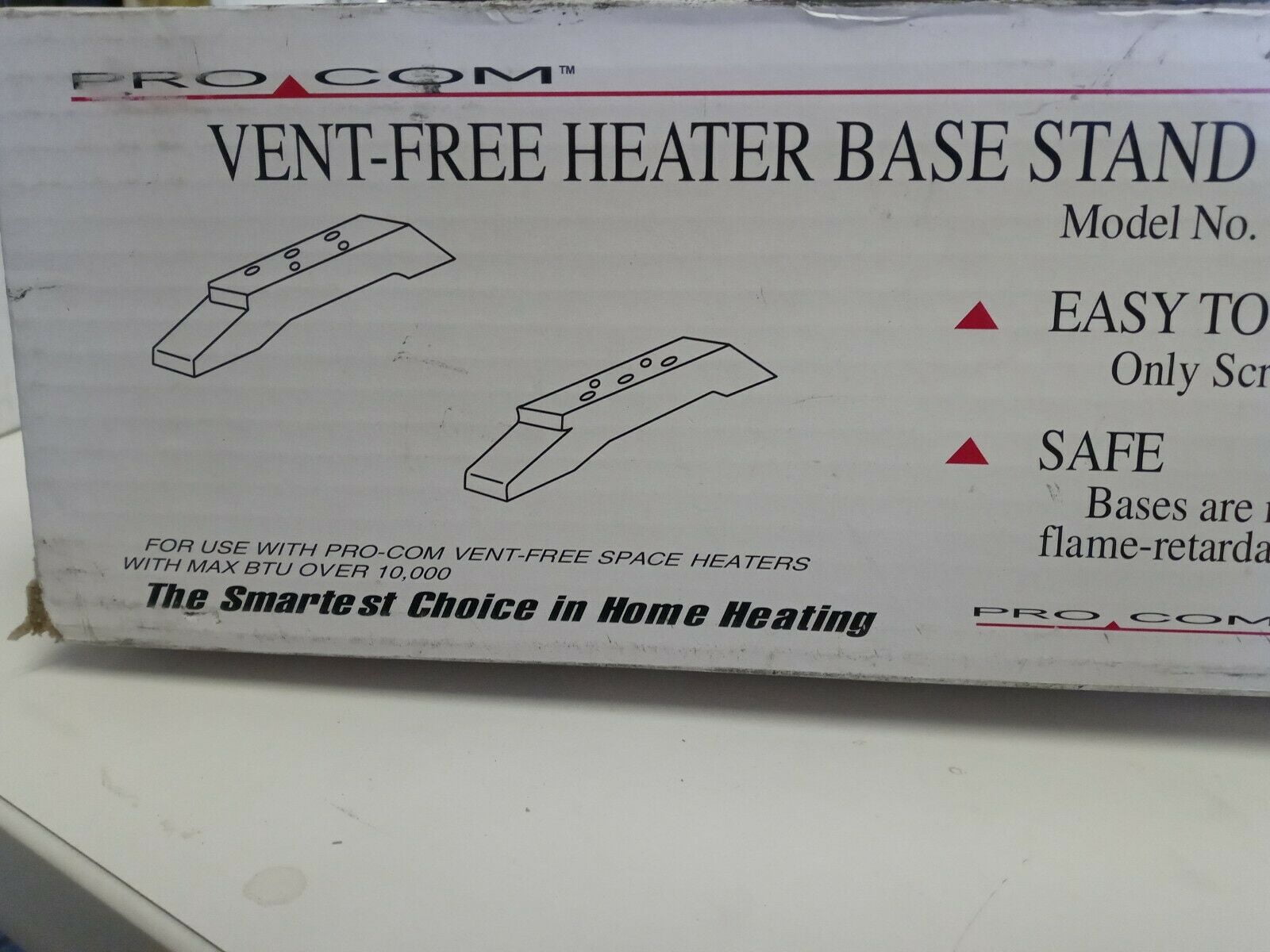 ProCom Base Feet for MA Series Wall Heaters - Model# PF09B - Walmart.com