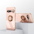 thumbnail image 5 of Case Compatible with Google Pixel 9 Pro, with Ring Holder Plating Kickstand Cover Slim Soft Flexible TPU Protective Shock-Absorbing Phone Cases for Women for Google Pixel 9 Pro - Pink, 5 of 6