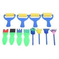 Kritne Kids Painting Set, Kids Painting,12pcs Kids Painting Supply Brushes Sponge Paint Roller Brush Toy Drawing Set for Child Play