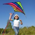 thumbnail image 5 of Mint's Colorful Life Delta Kite for Kids & Adults, Polyester Material, Extremely Easy to Fly, 5 of 7