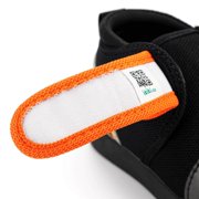ikiki Scorching Hotrod Squeakerless Toddler Shoes | Black Flame Pattern