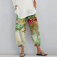 thumbnail image 1 of Pntutb Pantalones de siete puntos con estampado escénico de personalidad callejera de moda para mujer Pntutb Pntutb-7120, 1 of 3