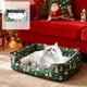 thumbnail image 1 of Rapeiae Cats Sleeping Bed Cute Removable Enclosed Nests Soft Plaid Sleep Nests Portable Cats Sleep Supplies Washable Pet Warm Nests for Small Medium and Large Pet, 1 of 6