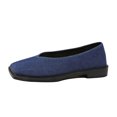 thumbnail image 2 of Purcolt Flats for Women Trendy Casual PU Leather V-Cut Square Toe Slip On Ballet Shoes Lightweight Comfort Soft Sole Dress Shoes for Walking Work Office, 2 of 6