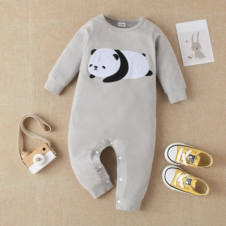 

Boys Clothing Baby Girls Boys Cartoon Animal Jumpsuit Romper Jumpsuit