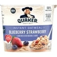 thumbnail image 4 of Quaker Blueberry & Strawberry flavored Instant Oatmeal, Quick Cook Oatmeal, 1.69 oz Cup pack of2, 4 of 5