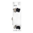 thumbnail image 4 of Wild Primrose by Scunci Knotted Fashion Fabric Turban Headwrap in Black and Animal Print, 2ct, 4 of 8