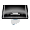 thumbnail image 4 of deevoka Shower Floor Drain Square Grate Removable Drain Grate for Hotel Home Laundry Single use 10x10cm, 4 of 9