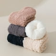 thumbnail image 6 of SKOLA Fuzzy Socks with Grips Plush Sleep Cozy Winter Soft Fluffy Socks for Womens Gifts,Warm Slipper Socks Microfiber Home Socks 5 Pack, 6 of 10