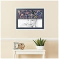 thumbnail image 2 of ArtToFrames Collage Photo Picture Frame with 2 - 8x24" Openings, Framed in White with Blue Jay and Black Mats (CDM-3966-1578), 2 of 8