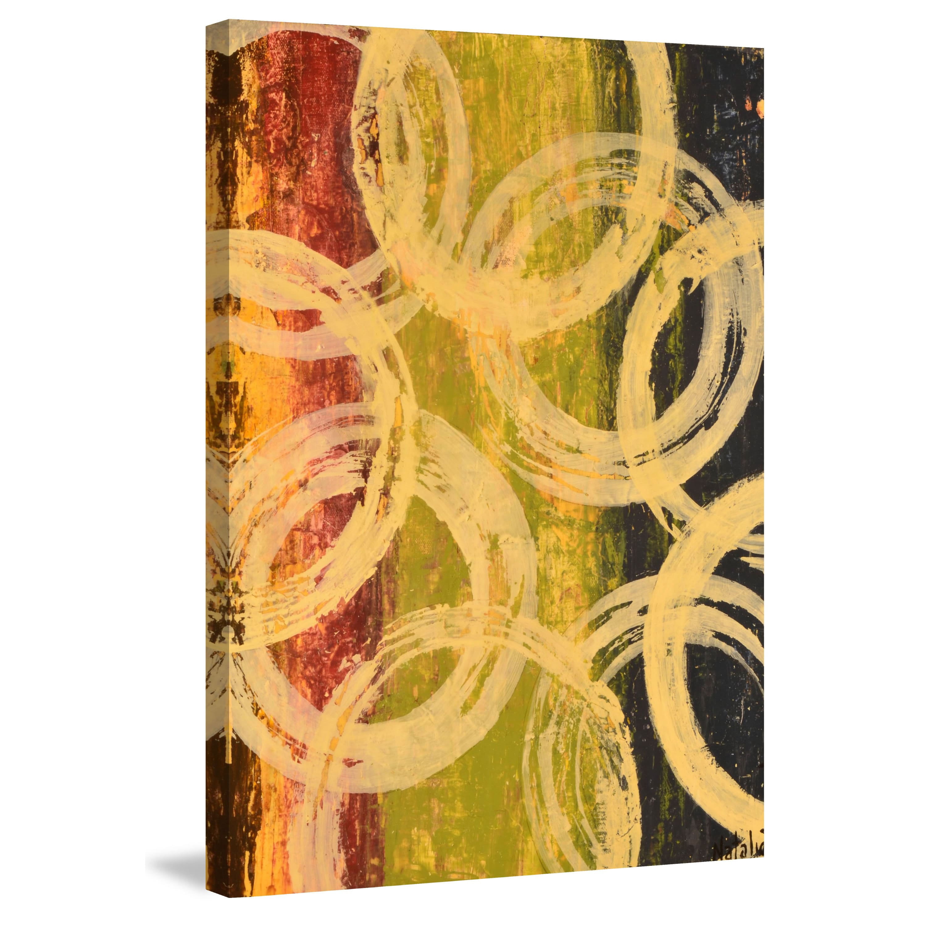 Marmont Hill "Rings of Engagement I" Painting Print on Wrapped Canvas