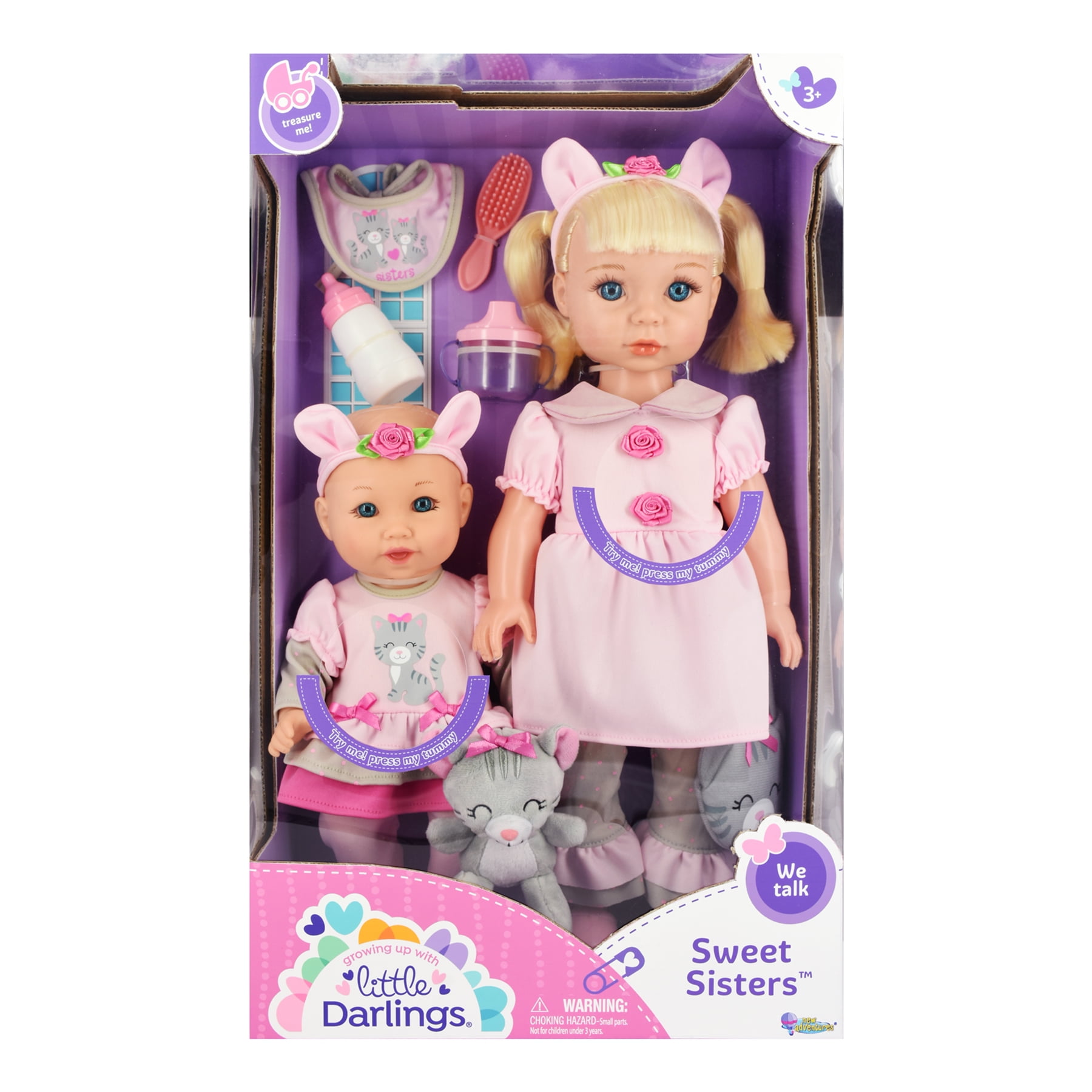 Little Darlings Sweet Sisters Toy Baby 