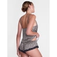 thumbnail image 4 of Joyspun Women's Shine and Lace Cami Set, Sizes XS-XXXL, 4 of 6