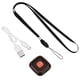 thumbnail image 1 of Minirastreador GPS para niños, localizador personal, alarma SOS, seguimiento por aplicación (negro), 1 of 11