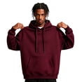 thumbnail image 2 of Resicozy Hoodies for Men Casual Oversized Hooded Collar Drawstring Pullover Sweatshirts Casual Long Sleeve Shirts with Pockets Wine S, 2 of 7