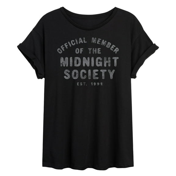 Are You Afraid of the Dark - Midnight Society Official Member - Women's Oversized Graphic T-Shirt