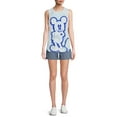 thumbnail image 2 of Mickey Juniors' Airbrush Knit Tank Top, 2 of 6