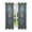 Abstract Cerulean Geometric, variant on Sheer Curtains 2 Panels Set Grommet Drapes Window Treatments Light Filtering for Bedroom Living Room W42 x L63 Abstract Violet Geometric