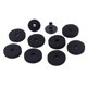 thumbnail image 1 of Arandela de fieltro para platillo de batería + 2 fundas para platillos para accesorios de batería, color negro, 50 mm. 50mm, 1 of 6