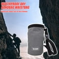 thumbnail image 3 of Rock Climbing Chalk Bag Magnesium Powder Storage Pouch with Adjustable Belt Grey, 3 of 9