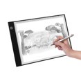 thumbnail image 1 of A4 Ultra-thin LED Light Pad USB Powered Light Box Tracer Copy Board 3 Level Adjustable Brightness for Artists Drawing Sketching Animation Design Calligraphy X-ray Viewing, 1 of 7