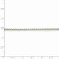 thumbnail image 3 of Auriga Fine Jewelry 925 Sterling Silver 2.3 mm Solid Rope Chain Necklace for Women 22", 3 of 6