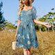 thumbnail image 4 of Vestido de manga corta Coiny X Pin, ropa de mujer, novedades, vestido de verano para mujer, vestidos de noche para mujer., 4 of 7