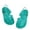 /c156Green455, variant on WEIGFI Child Toddler Girls Sandals Open Toe Comfort Jelly Breathable Summer Casual Soft Sole Adjustable Strap Lovely Party Slipper,Black,2.5-3 Years