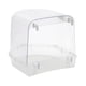 thumbnail image 1 of Baño para pájaros para jaula, accesorio de juguete colgante para baño de pájaros, ducha transparente para loros y periquitos. Claro, 1 of 9